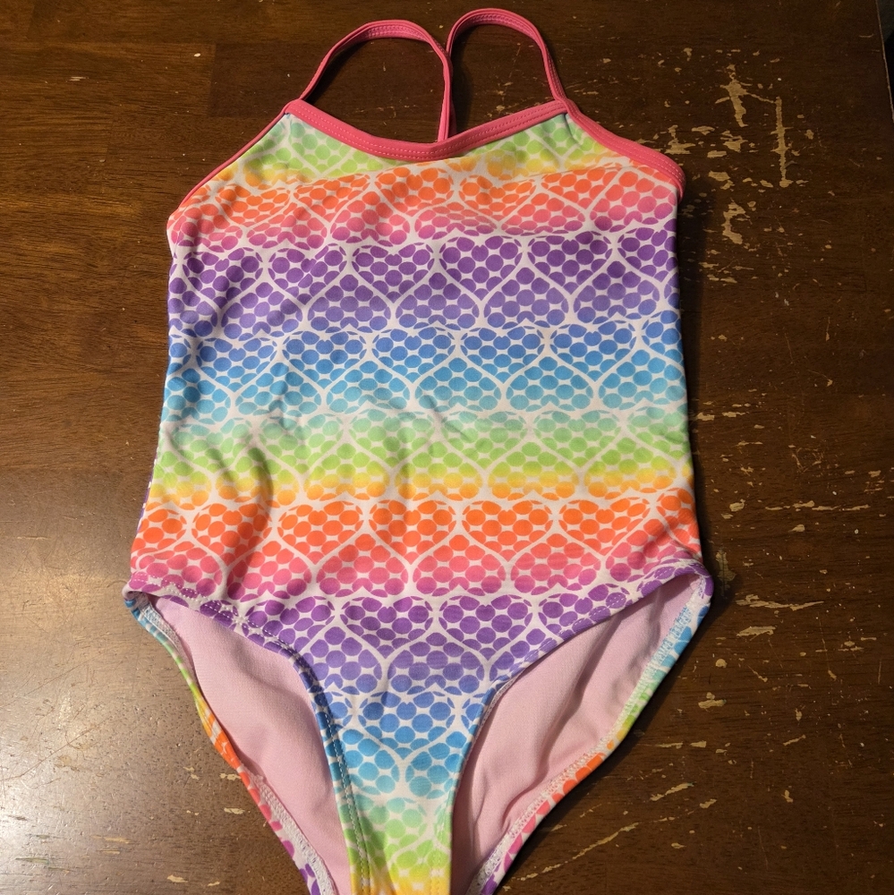 Wonder Nation Rainbow One Piece Swimsuit